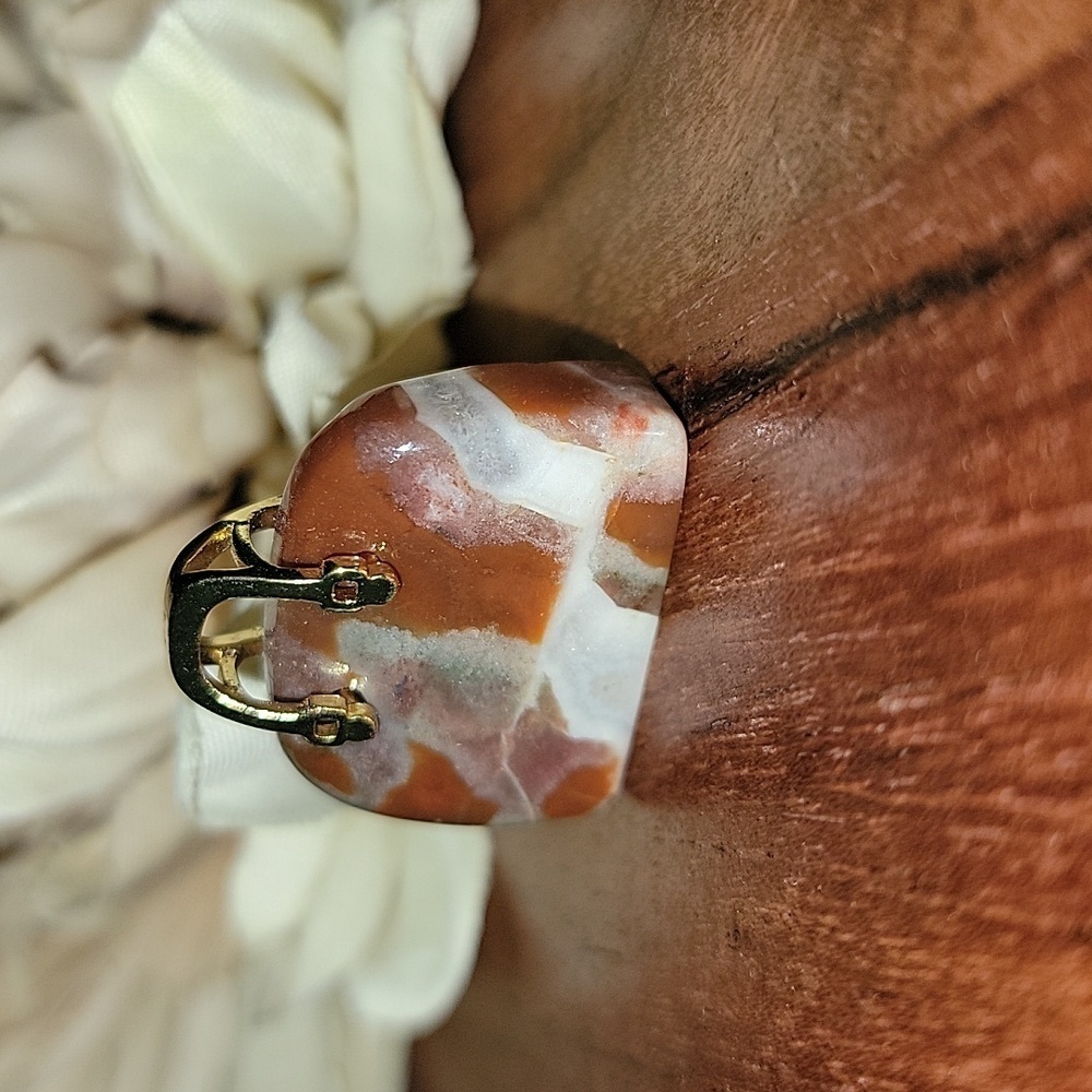 🍀 Carnelian Agate Purse Pendant - Picture 2 of 3